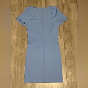 Sky Blue Midi Dress